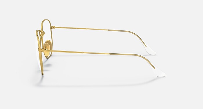HEXAGONAL TITANIUM OPTICS Eyeglasses with Gold Frame - RB8148V