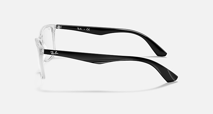 Ray-Ban Eyeglasses Unisex Rb7047 Optics Prescription - Brown Frame Clear Lenses 54-17 Polarized