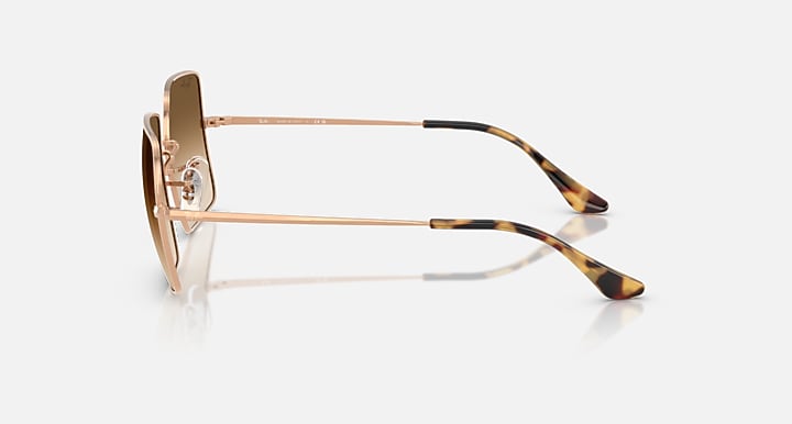 Ray-Ban Sunglasses Woman Square 1971 Classic - Silver Frame Blue Lenses 54-19