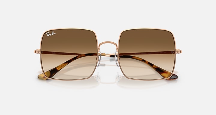Ray-Ban Sunglasses Woman Square 1971 Classic - Silver Frame Blue Lenses 54-19