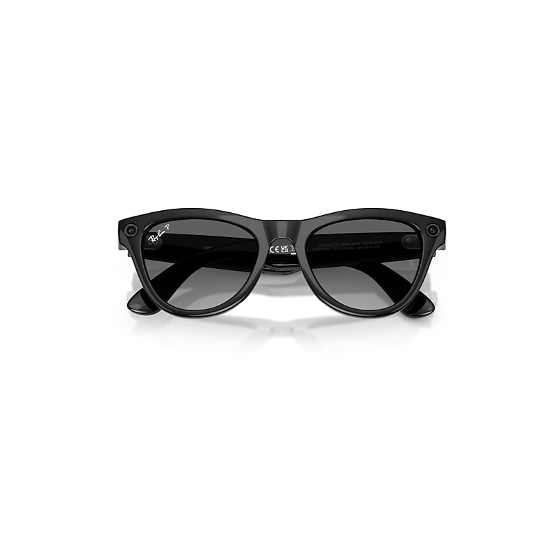 Ray Ban Meta Ai Glasses Black Frame Grey Lenses In Black