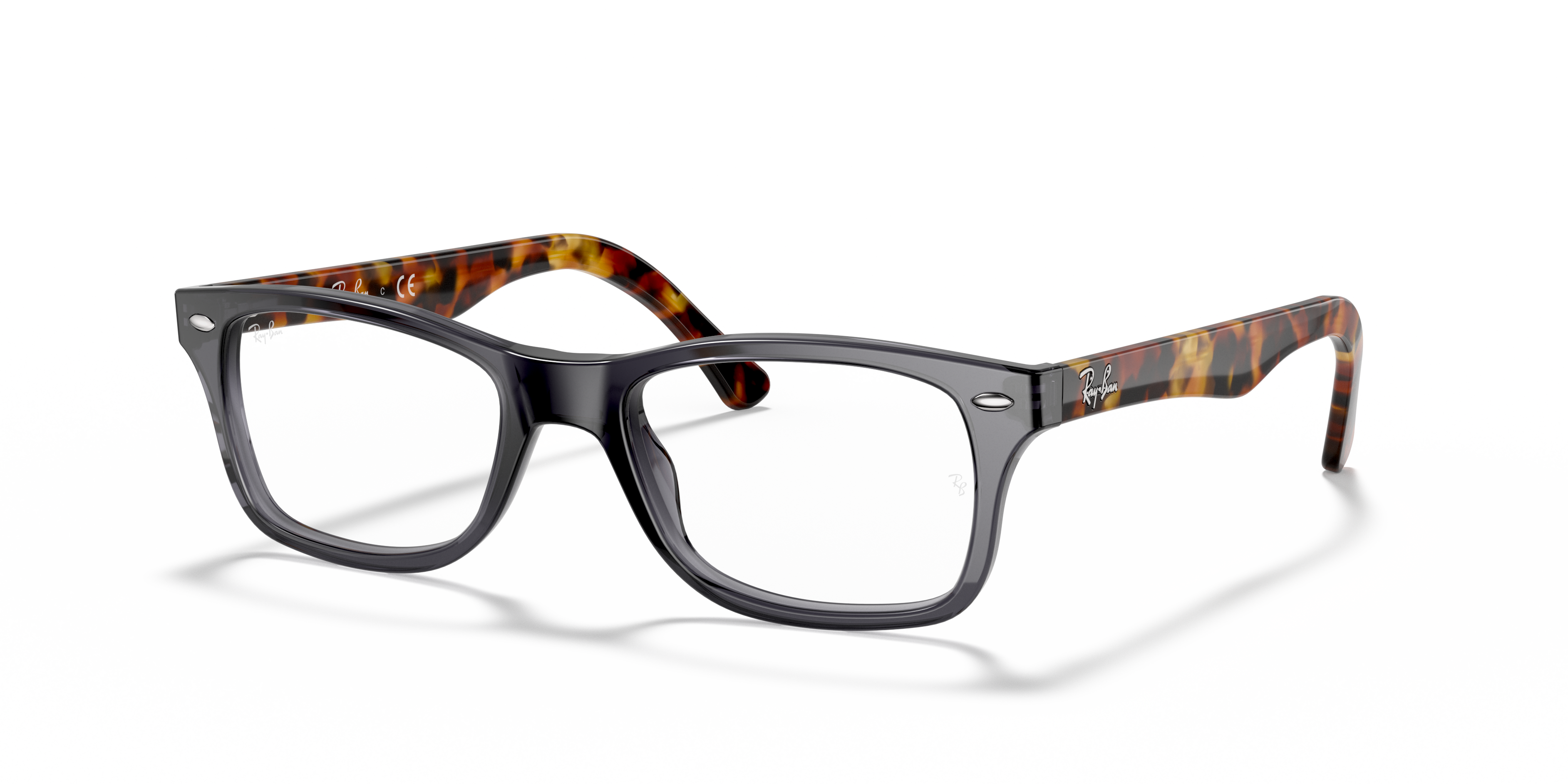 RB5228 OPTICS Polished Grey Frame Clear Lenses 50-17