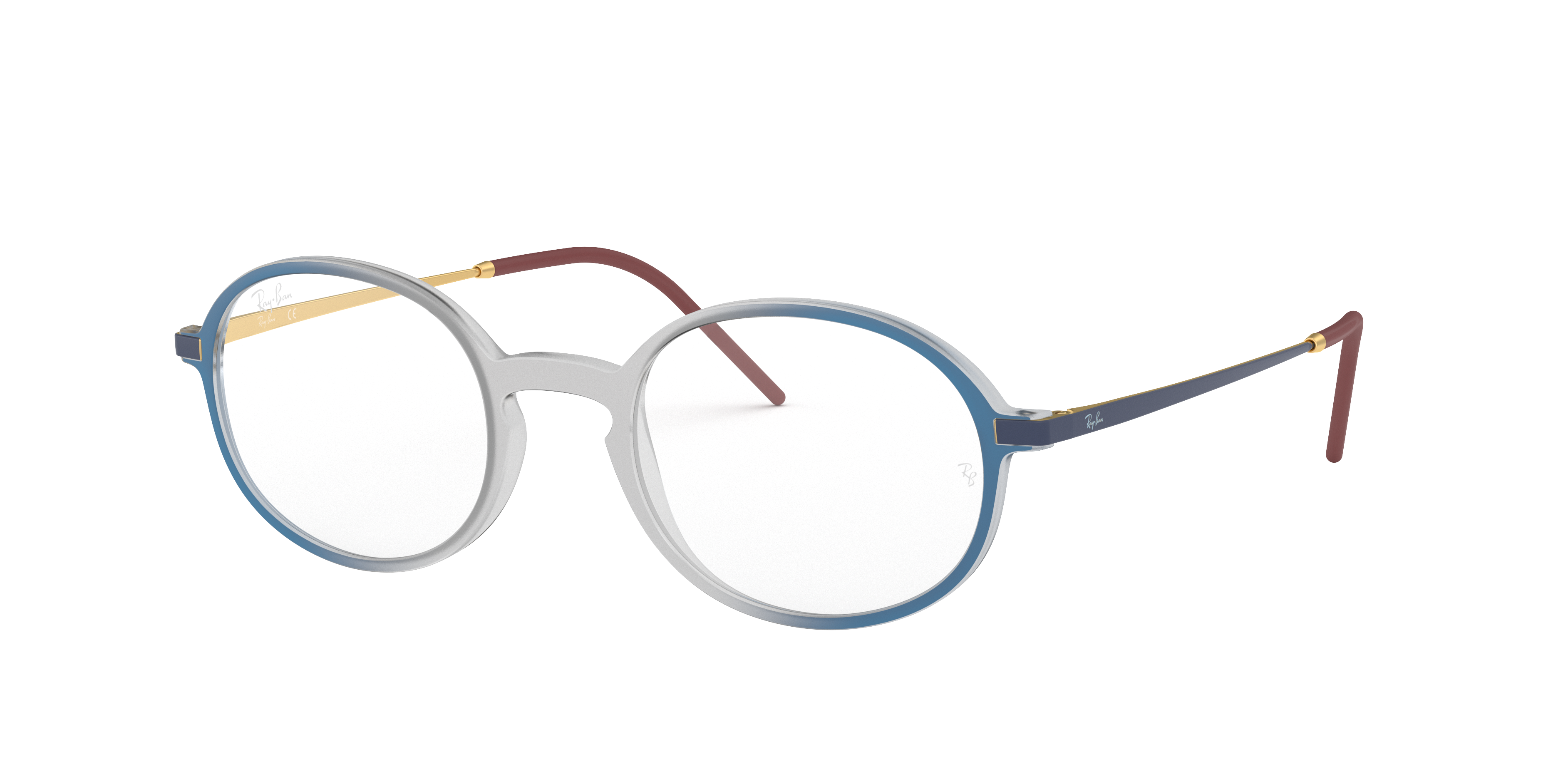 RB7153 OPTICS Matte Grey Frame Clear Lenses 52-21