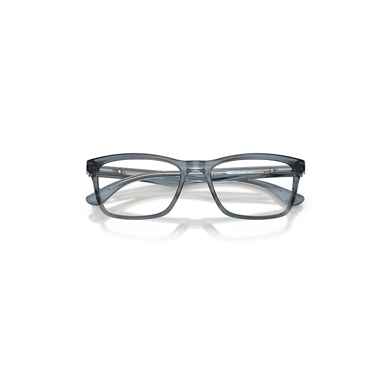 Ray Ban Rb5279 Optics Eyeglasses Striped Blue Frame Clear Lenses Polarized 55-18 In Blue