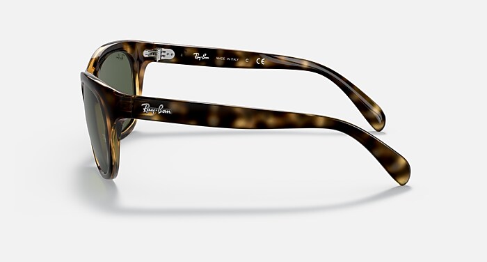 NEW RAY-BAN RB4216 Polished Havana Square Dark Green Sunglasses 56-20 RB4216 Sunglasses in Havana and Dark Green - RB4216 | Ray  main image 2