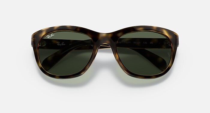 RB4216 Sunglasses in Havana and Dark Green - RB4216 | Ray 