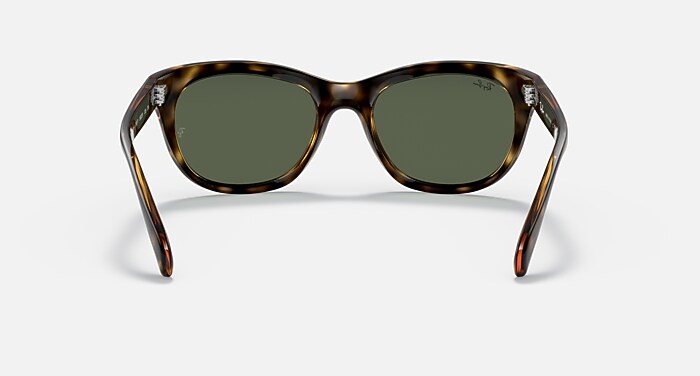 NEW RAY-BAN RB4216 Polished Havana Square Dark Green Sunglasses 56-20 RB4216 Sunglasses in Havana and Dark Green - RB4216 | Ray  main image 3