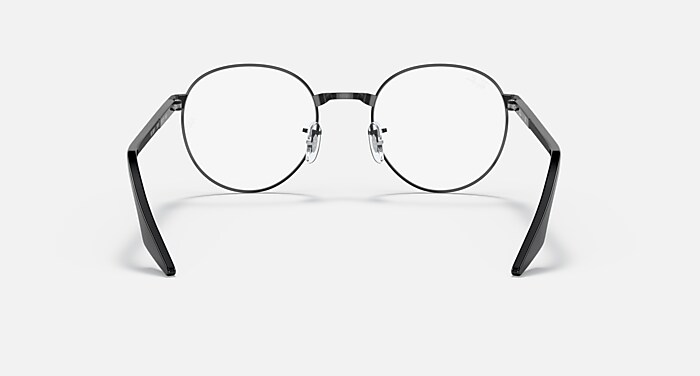 Ray-Ban Unisex Rb3691 Optics - Montura Negro Lentes Transparente Polarizados 50-21