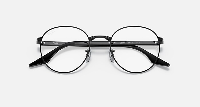 Ray-Ban Unisex Rb3691 Optics - Montura Negro Lentes Transparente Polarizados 50-21