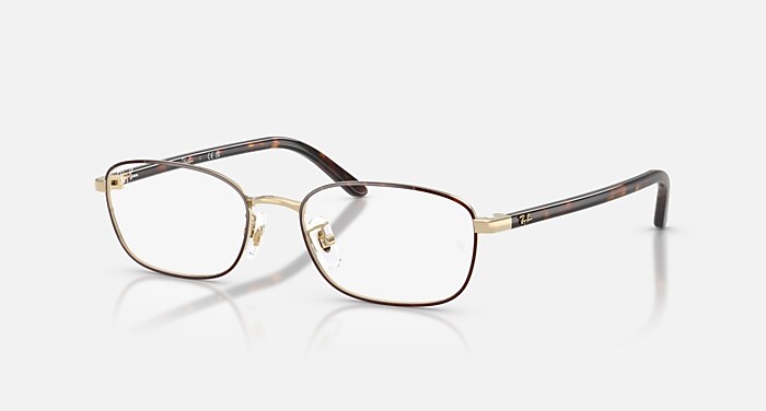 レイバン公式ストア】 Ray-Ban® RB6538D OPTICS メガネ | シルバー上に