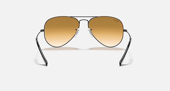 AVIATOR GRADIENT Sunglasses in Gunmetal and Light Brown  display picture 1