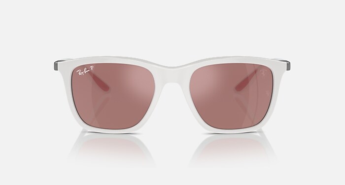 Ray-Ban ＆ Ferrari コラボ ミラー 偏光サングラス 美品 希少 レイバン フェラーリ コラボ サングラス ティア