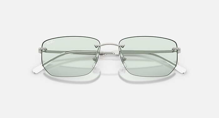 RB3768 TRANSITIONS ® COLOR TOUCH ™ LENSES Sunglasses in Silver and