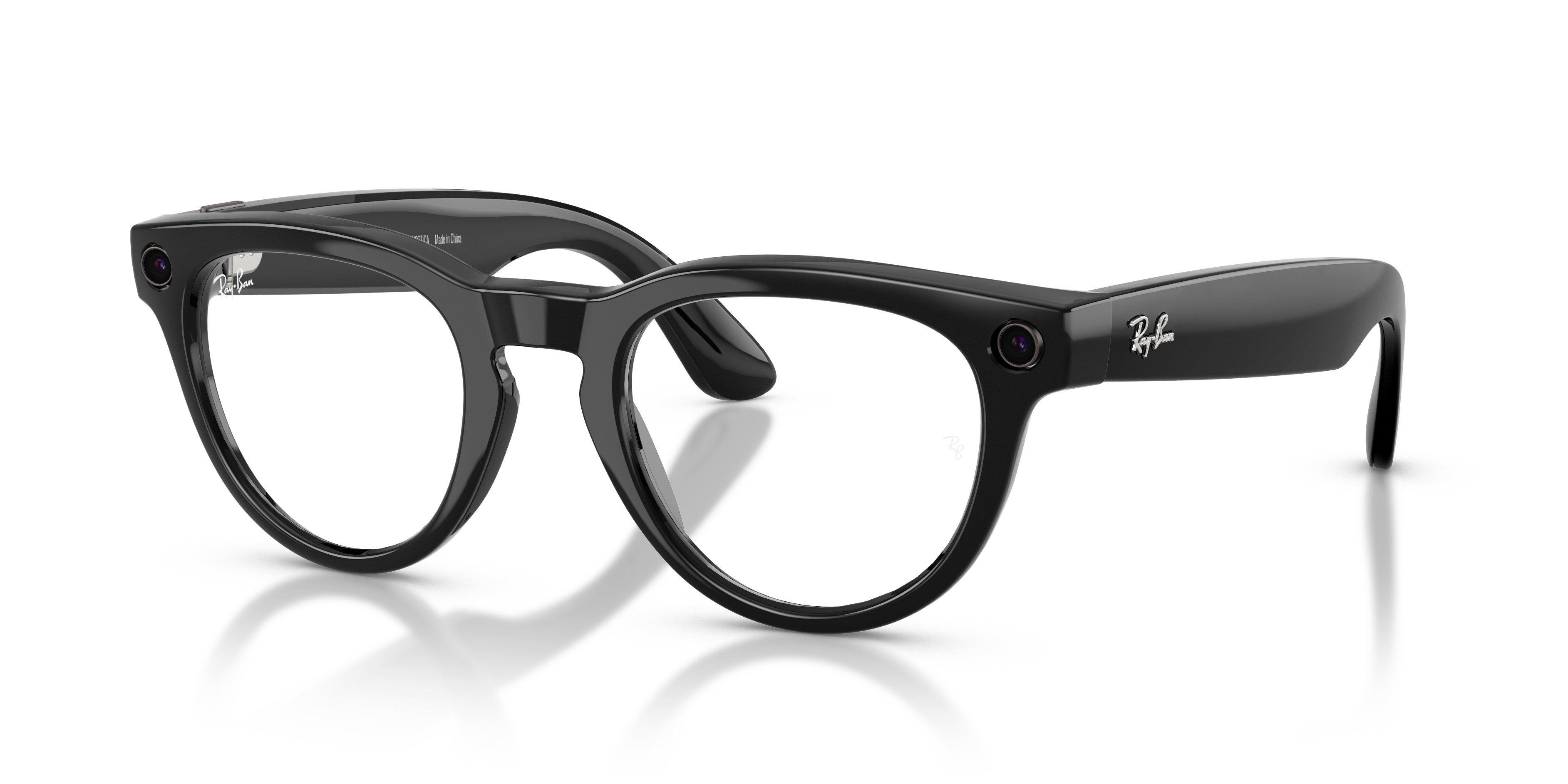 8muraページ RAY-BAN | META HEADLINER Sunglasses in Black and Clear