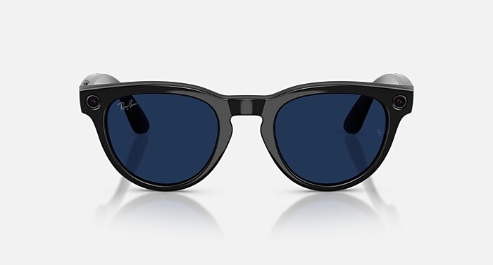 Óculos de Sol RAY-BAN | META HEADLINER em Preto e Incolor/Safira
