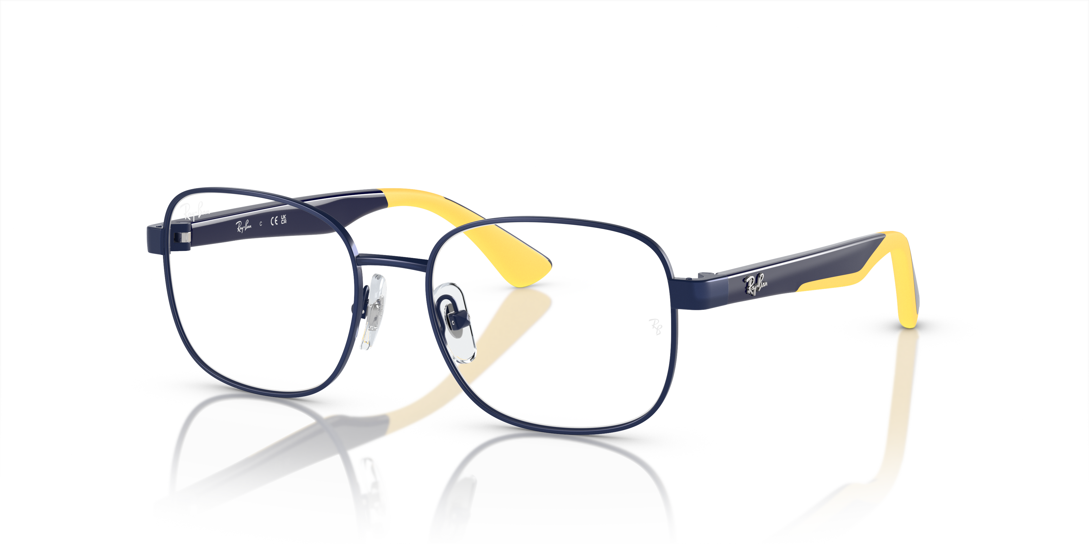 RB1059 OPTICS KIDS BIO-BASED Polished Dark Blue Frame Demo Lens Lenses 47-16