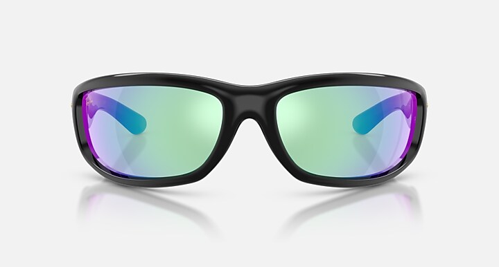 Ray-Ban Sunglasses Unisex Ultra Wrap 003 Next Generation Collection - Black Frame Grey Lenses 86-20