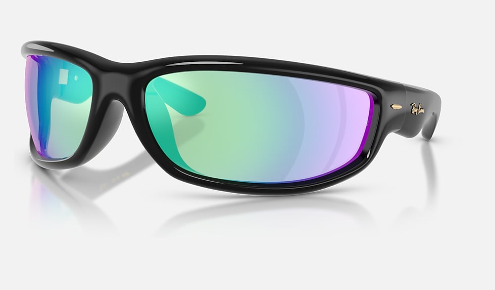 skygrayページです＊ RAY-BAN | META SKYLER Sunglasses in Black and Clear/Cerulean