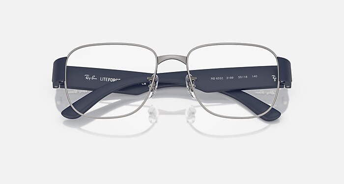 レイバン公式ストア】 Ray-Ban® RB6532 OPTICS メガネ | ガンメタル