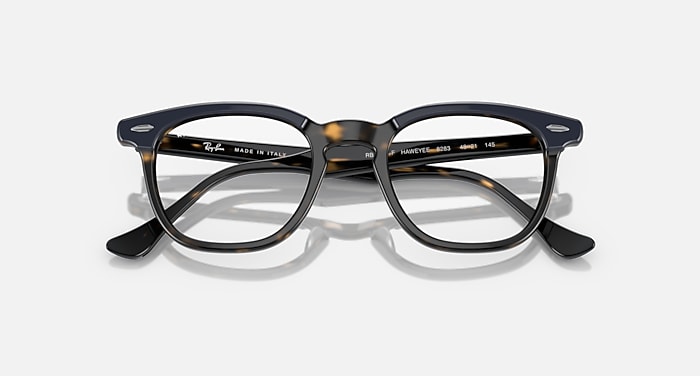 レイバン公式ストア】 Ray-Ban® HAWKEYE OPTICS メガネ | ハバナ上に  