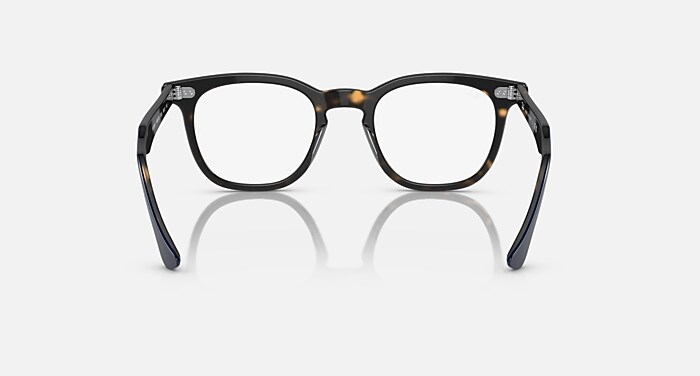 レイバン公式ストア】 Ray-Ban® HAWKEYE OPTICS メガネ | ハバナ上に  