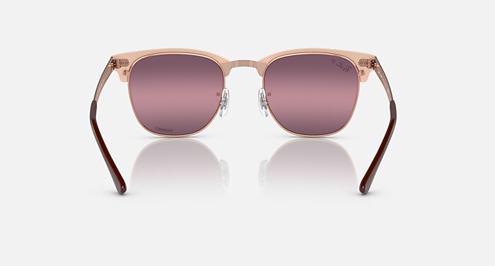 CLUBMASTER METAL CHROMANCE Sunglasses in Bordeaux On Rose  display picture 1