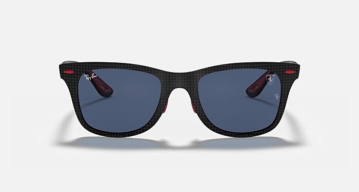 RB8395M SCUDERIA FERRARI COLLECTION Sunglasses in Black and Dark  