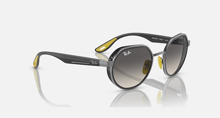 Ray-Ban RB3703M F03011 Gunemtal Ray-Ban RB3703M サングラスバンドル:RB 3703M F03011 ガンメタルグレーグラデーションとユニバーサル滑り
