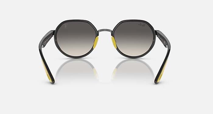 Ray-Ban Sunglasses Unisex Rb3703m Scuderia Ferrari Collection - Black Frame Green Lenses 51-21