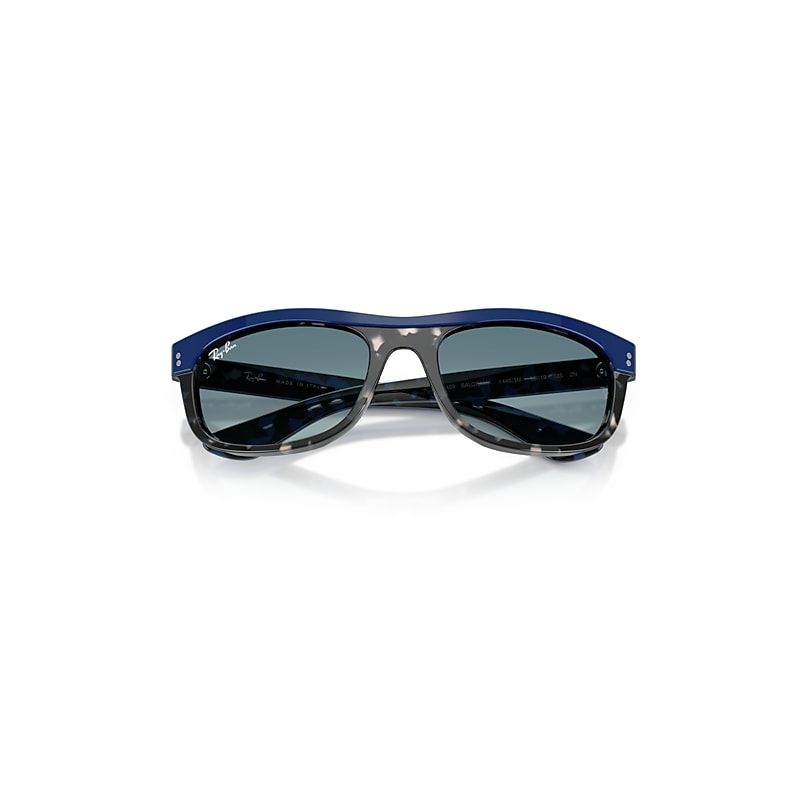 Ray-Ban Balorama Street Neat Sunglasses Blue On Havana Frame Blue Lenses 62-19