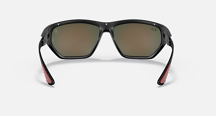 RB8359M SCUDERIA FERRARI COLLECTION Sunglasses in Black and Red 