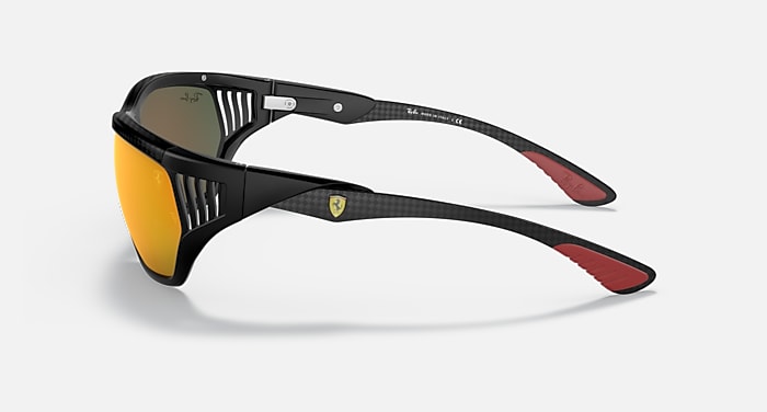 RB8359M SCUDERIA FERRARI COLLECTION Sunglasses in Black and Red  