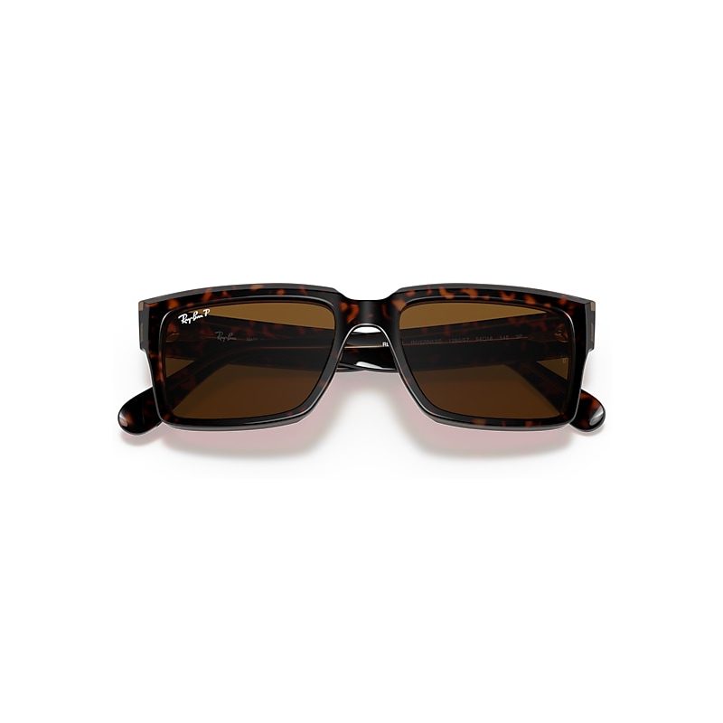Ray-Ban Inverness Sunglasses Tortoise Frame Brown Lenses Polarized 54-18
