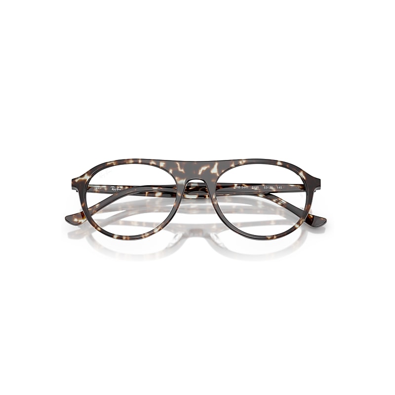 Ray Ban Rb5441 Optics Eyeglasses Havana Yellow Turtle Frame Clear Lenses Polarized 51-20 In Havana Yellow Turtle