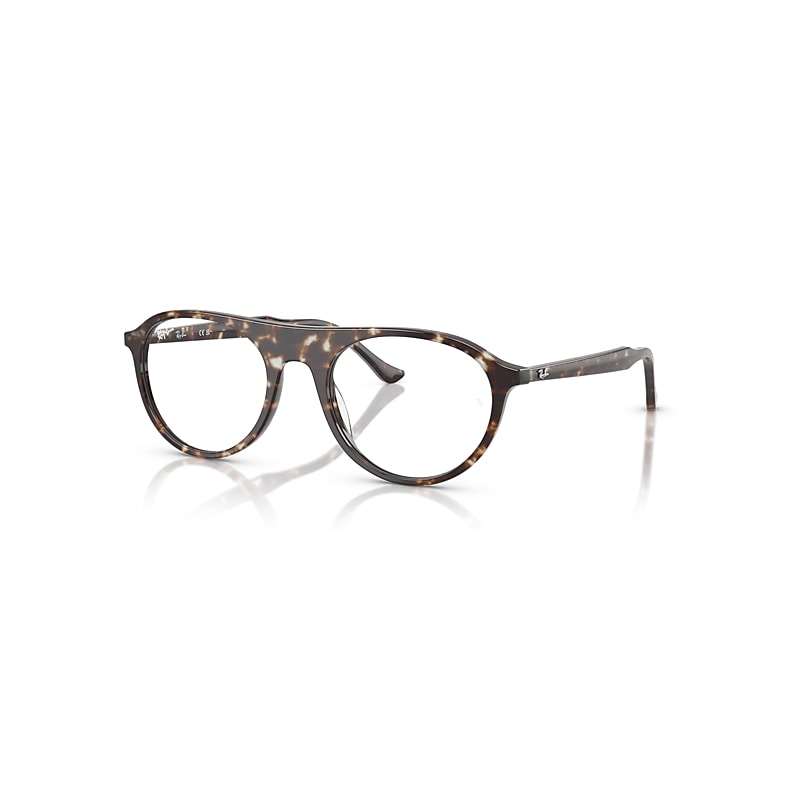 Ray Ban Eyeglasses Unisex Rb5441 Optics - Havana Yellow Tortoiseshell Frame Clear Lenses Polarized 53-20 In Havana Yellow Turtle
