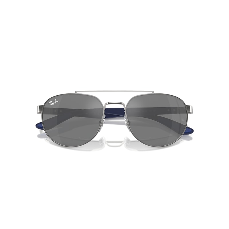 Ray-Ban Rb3736 Sunglasses Blue Frame Grey Lenses 56-19