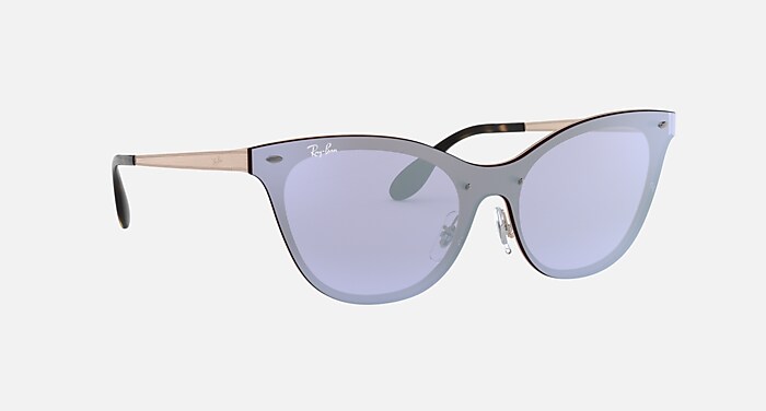 RayBan パープル キャットアイ サングラス レイバン サングラス ブレイズキャッツアイ RB3580N 043/71 143