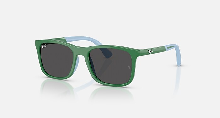 RB9084S KIDS BIO-BASED Sunglasses in Green On Rubber Light