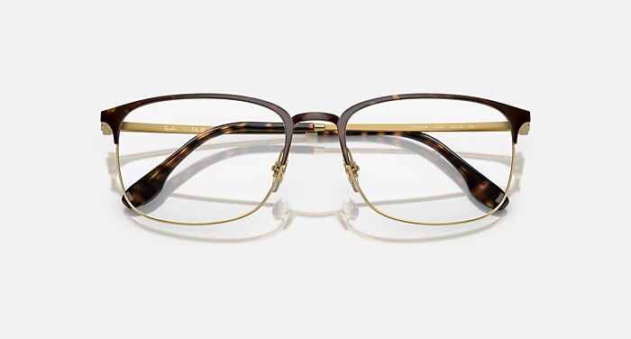 RB6494 OPTICS Eyeglasses with Havana On Gold Frame - RB6494 | Ray