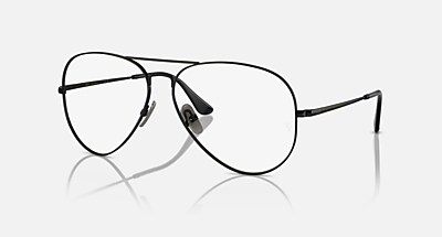 AVIATOR TITANIUM OPTICS Eyeglasses with Black Frame - RB8789