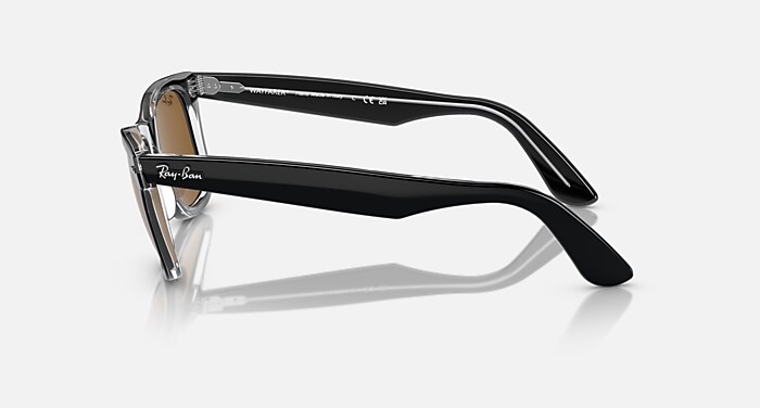 ORIGINAL WAYFARER CLASSIC Sunglasses in Black On Transparent and