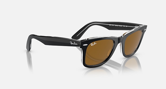 ORIGINAL WAYFARER CLASSIC Sunglasses in Black On Transparent and