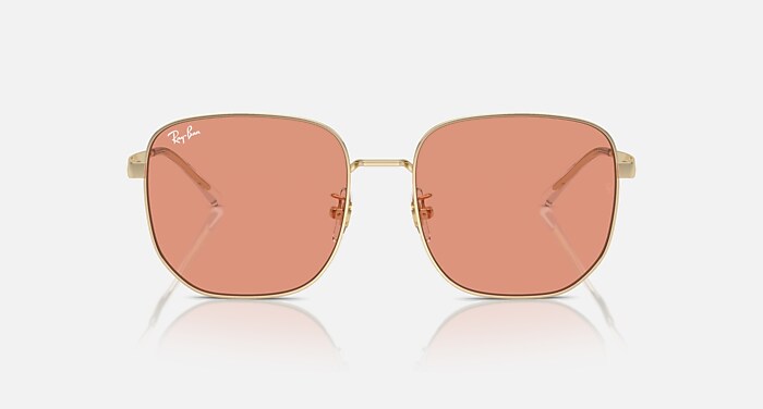 RB3713D Sunglasses in Pale Gold and Orange - RB3713D | Ray  display picture 3