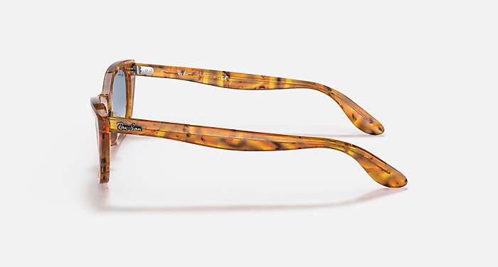 LADY BURBANK Sunglasses in Amber Tortoise and Clear/Blue  display picture 2