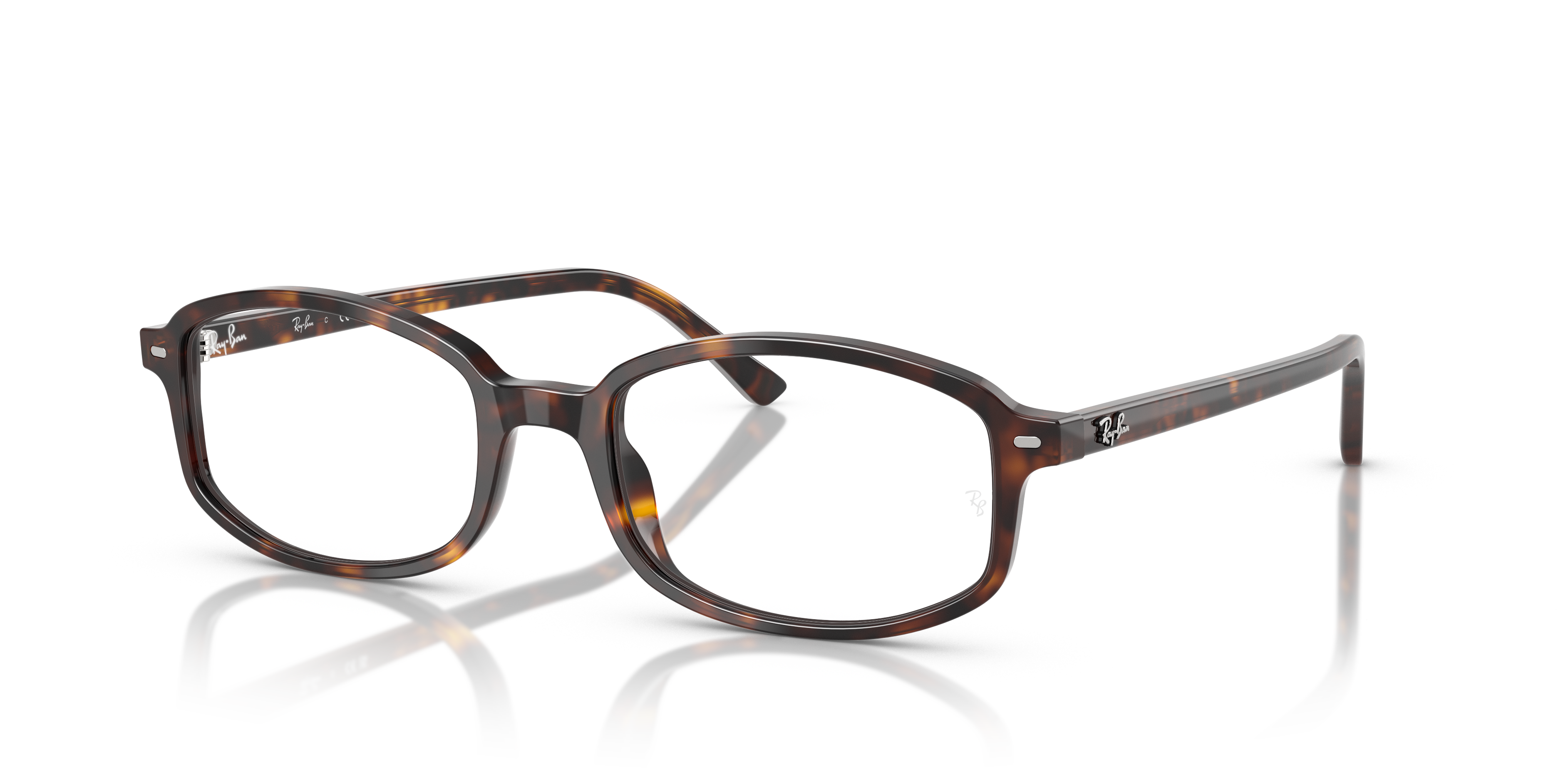 SAM OPTICS Polished Havana Frame Clear Lenses 52-19