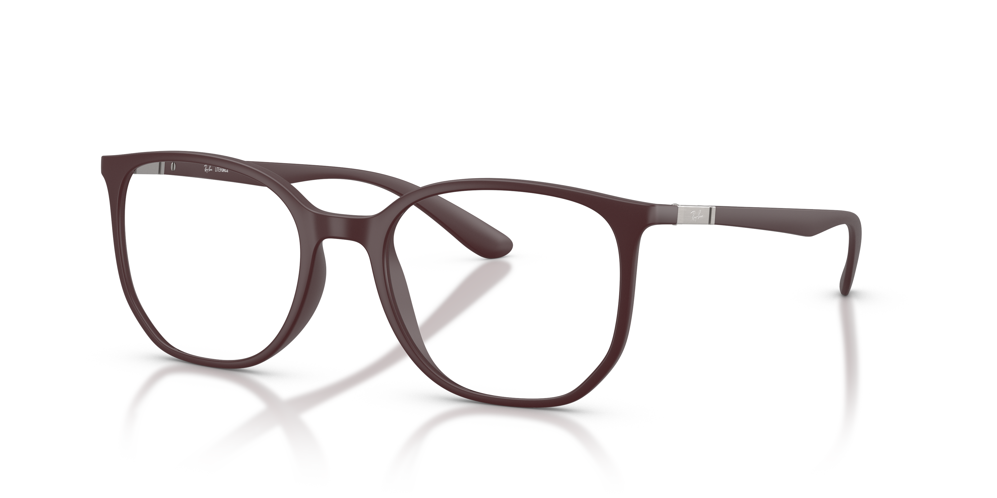 ELLIOT OPTICS LITEFORCE Matte Sand Purple Frame Clear Lenses 52-19