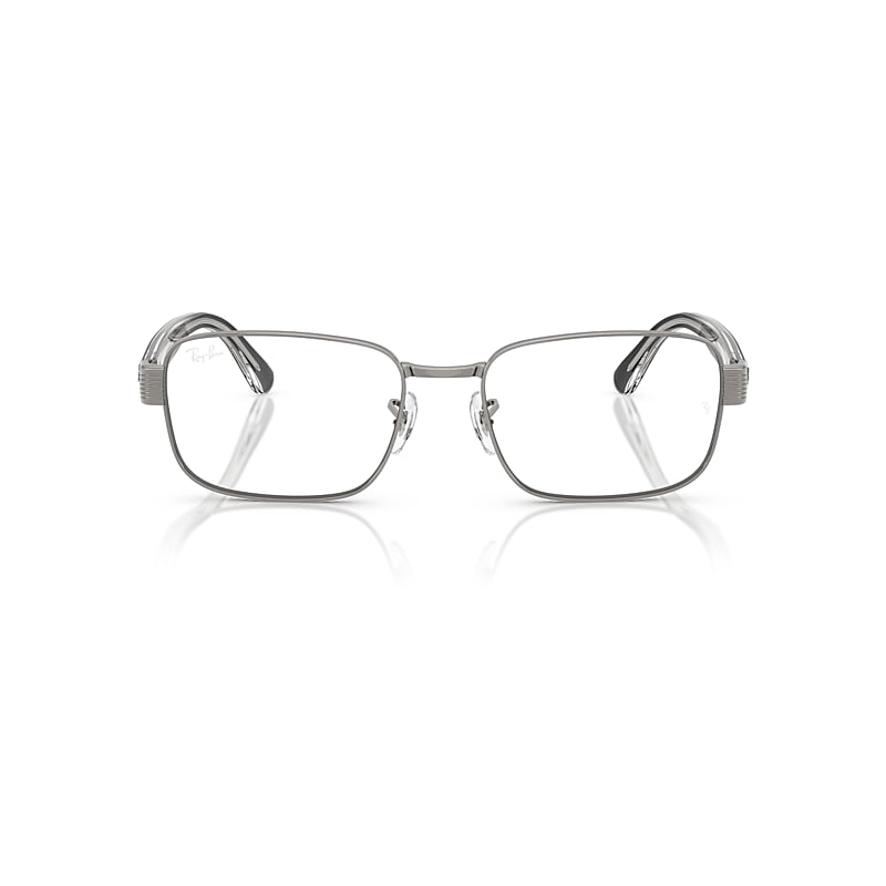 Ray Ban Rb6529 Optics Eyeglasses Black On Transparent Frame Clear Lenses Polarized 54-18 In Black On Transparent