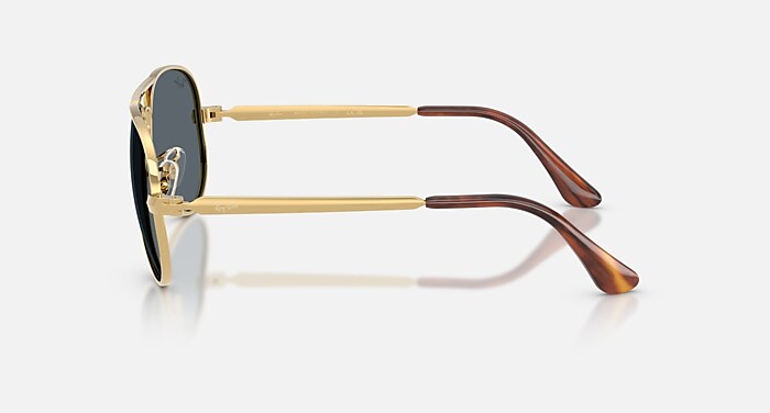 Ray-Ban Sunglasses Unisex Aviator Max - Arista Gold Frame Green Lenses 62-16 Polarized