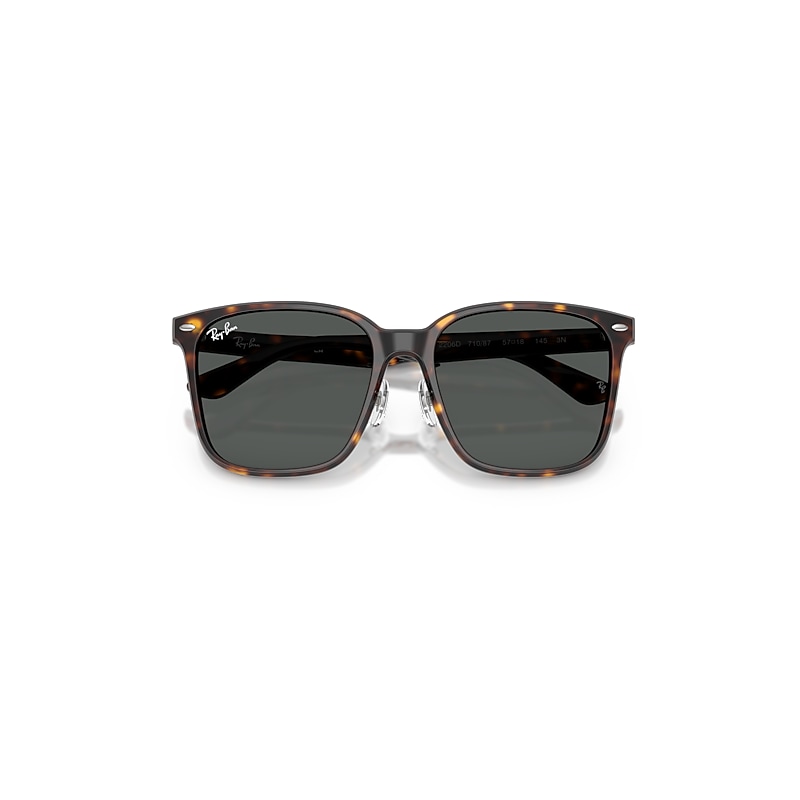 Ray Ban Rb2206d Sunglasses Havana Frame Grey Lenses 57-18 In Havana