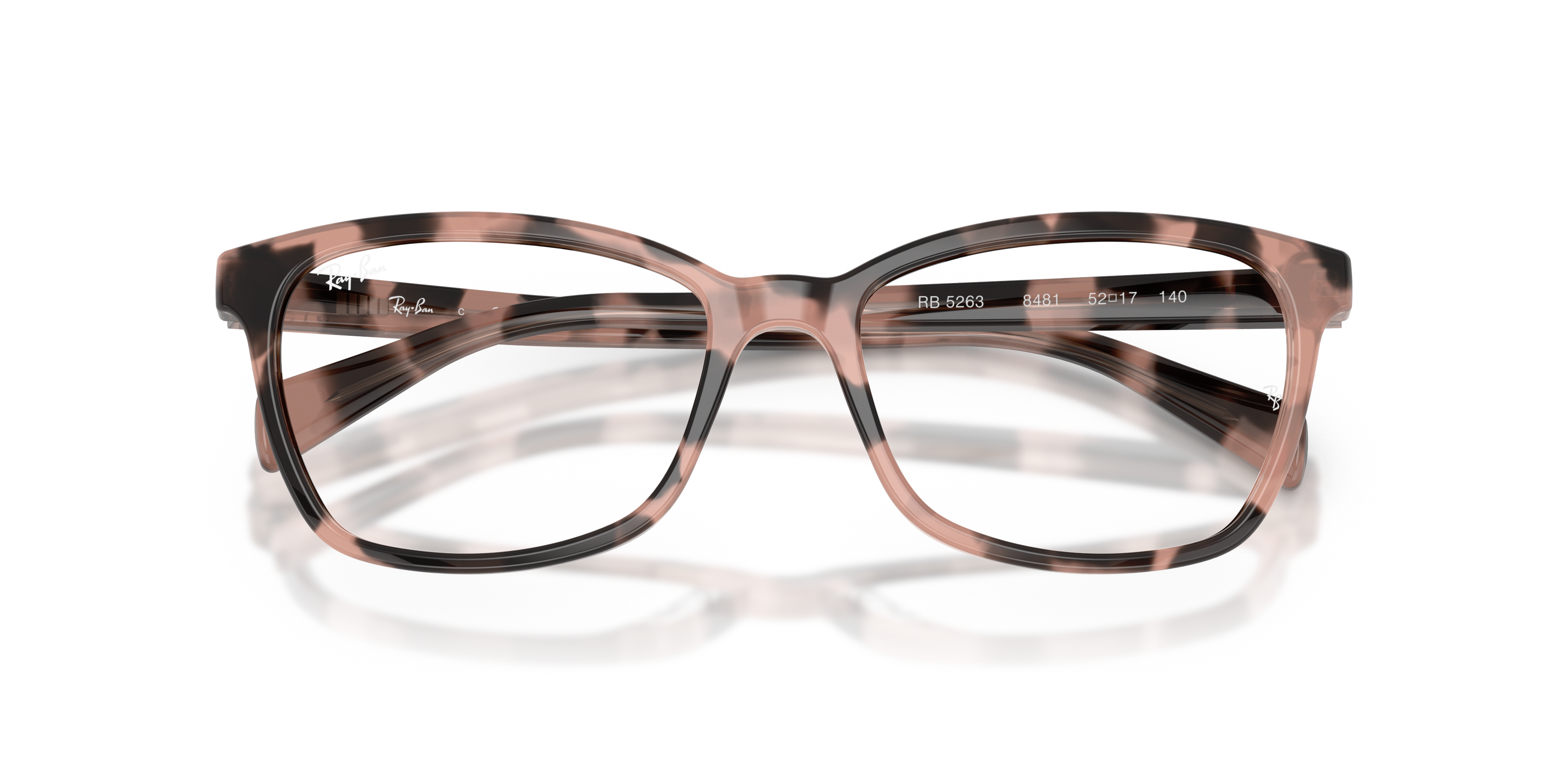 RB5362 OPTICS Eyeglasses with Opal Pink Havana Frame - RB5362